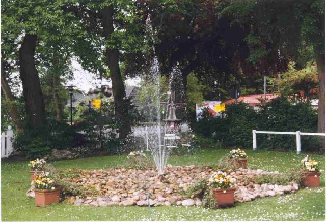 Der Springbrunnen im Sommergarten